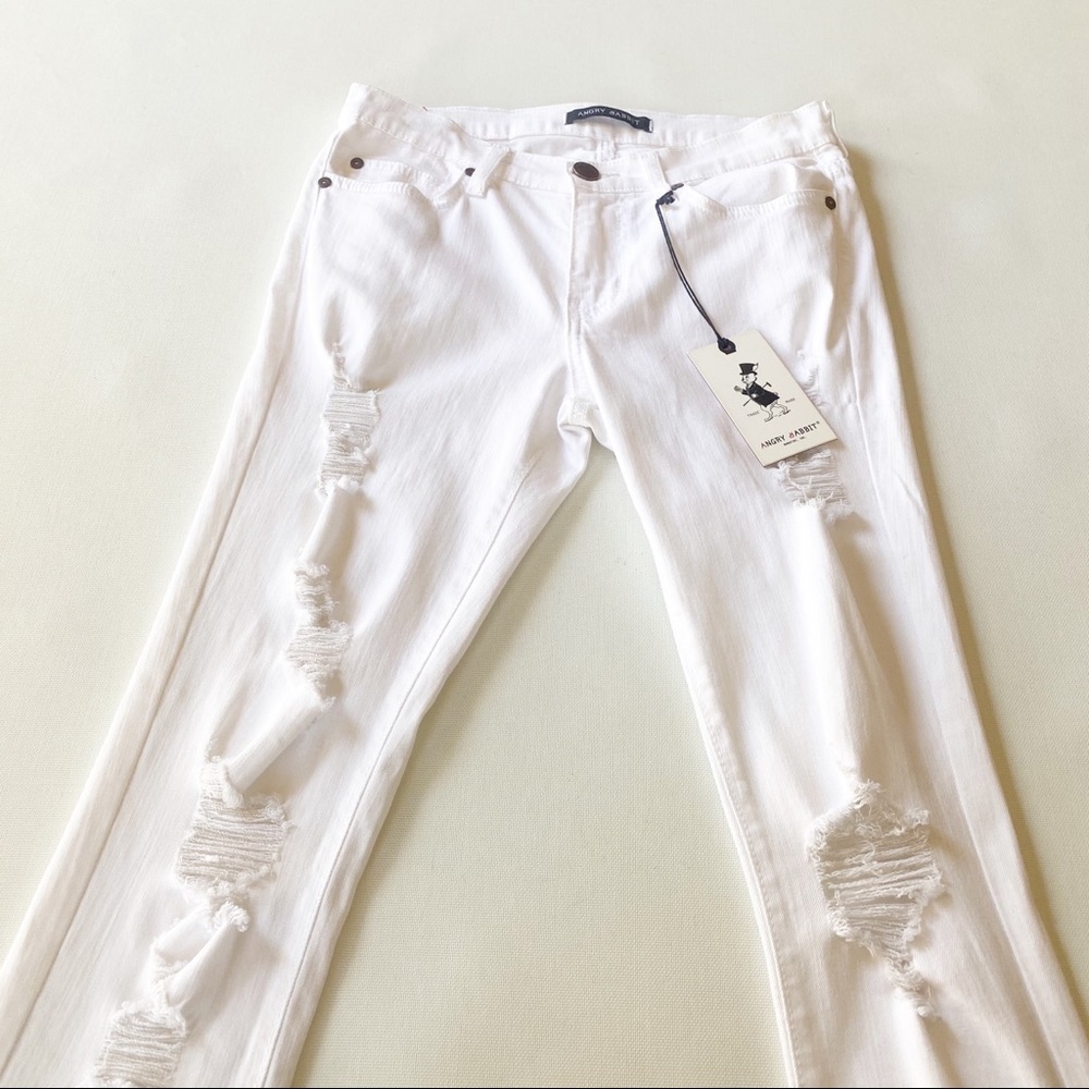 Angry Rabbit Distressed Skinny Jeans - Picture 2 of 13
